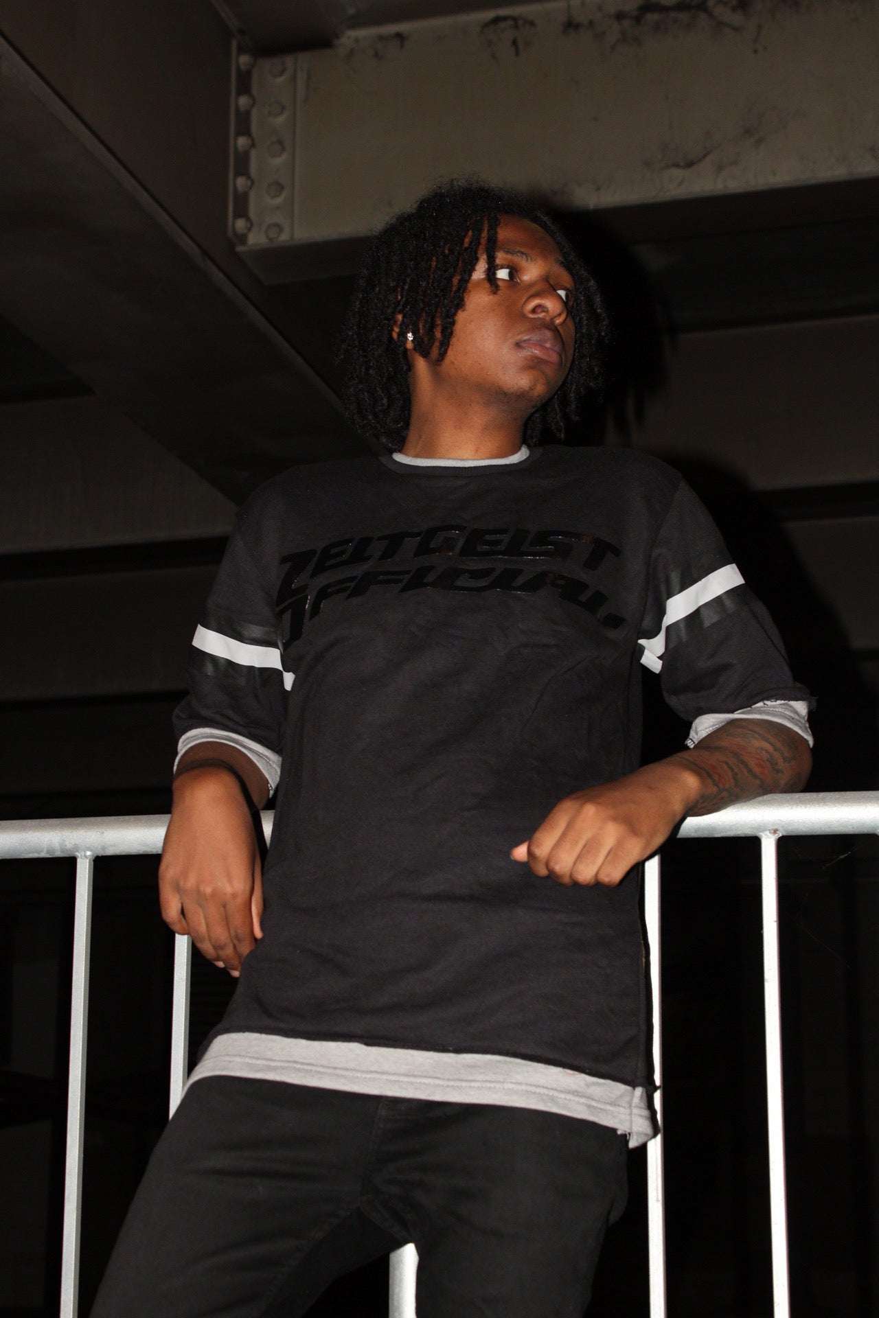 Black Zeitgeist Double-layer Tee