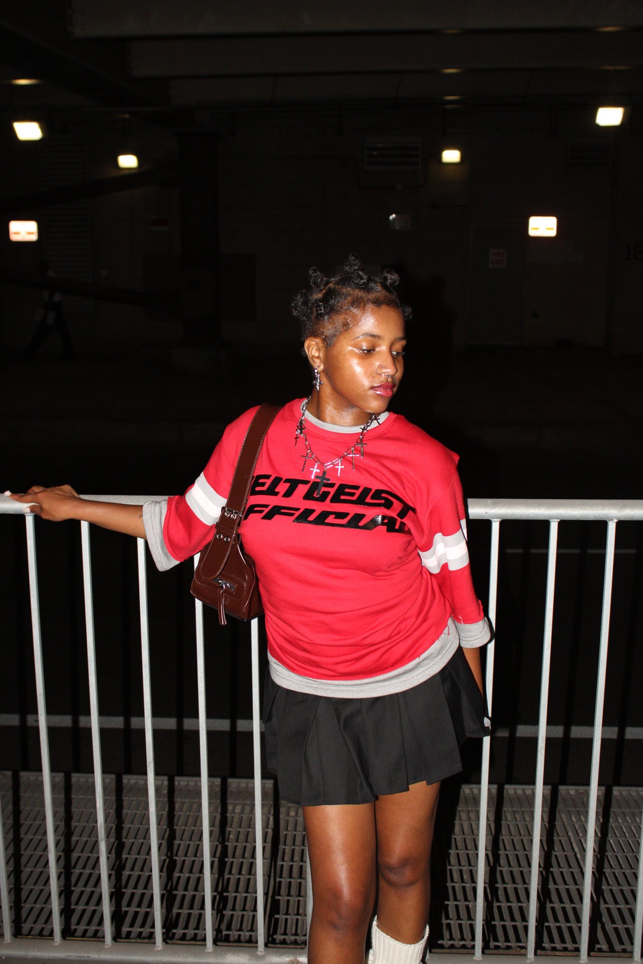 Red Zeitgeist Double-layer Tee