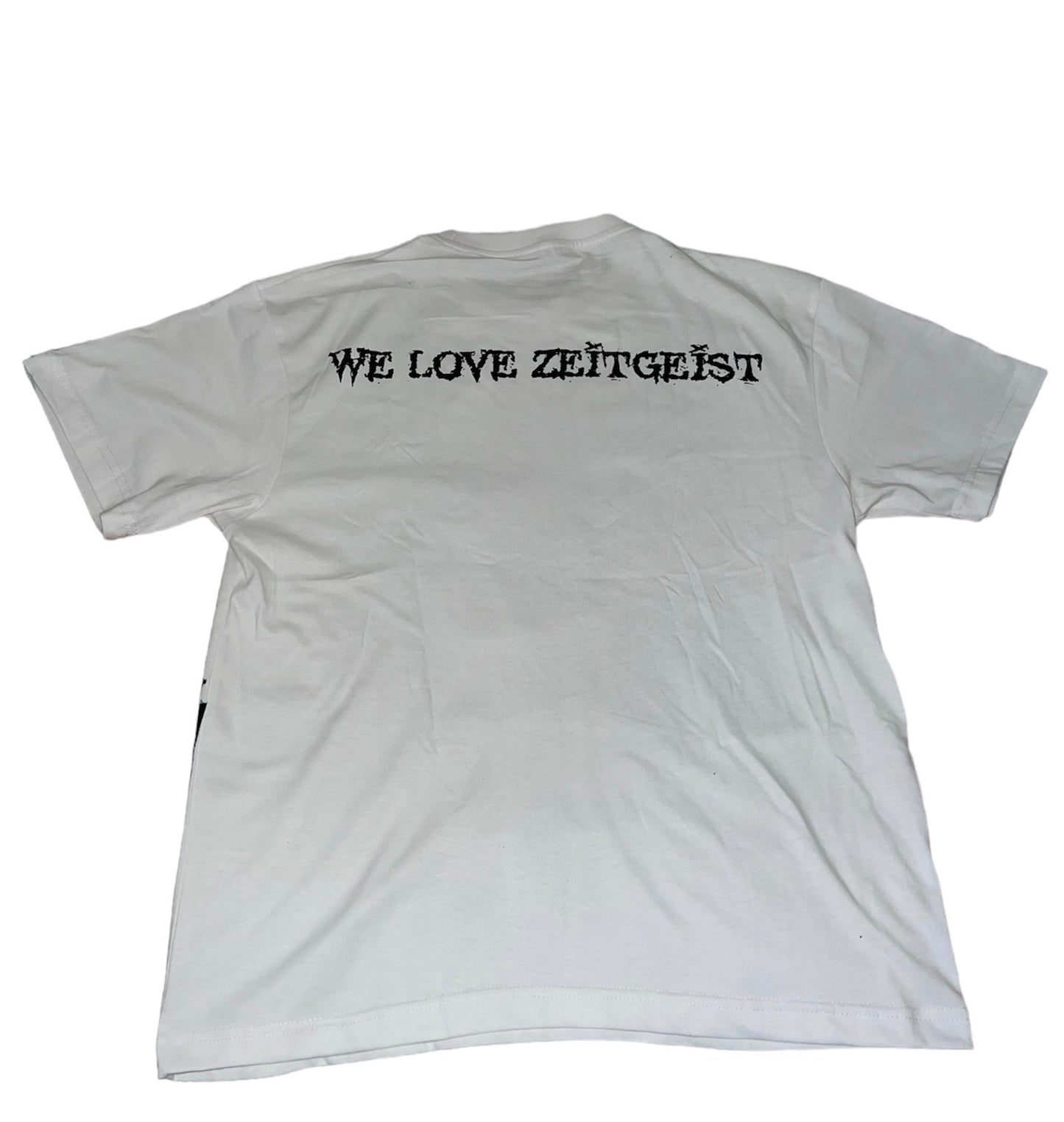 White WE LOVE ZEITGEIST TEE